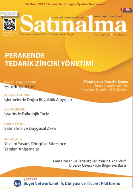 Satınalma Dergisi Nisan 2017 Sayısı