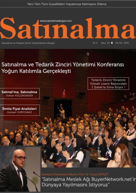 Satınalma Dergisi Ocak 2015 Sayısı