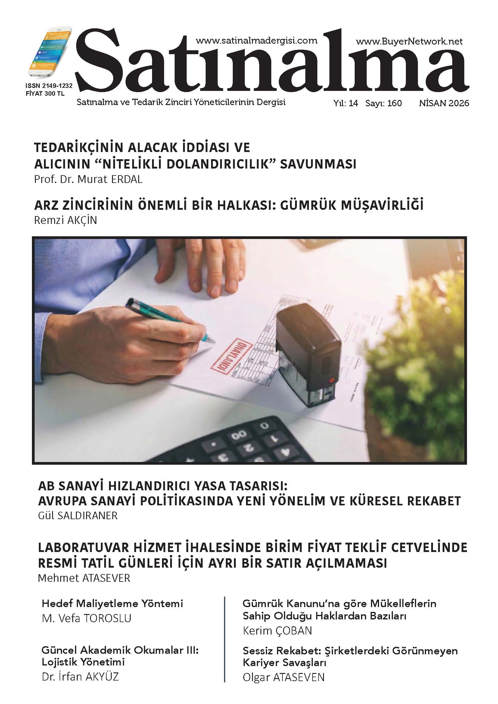 Satınalma Dergisi Nisan 2026