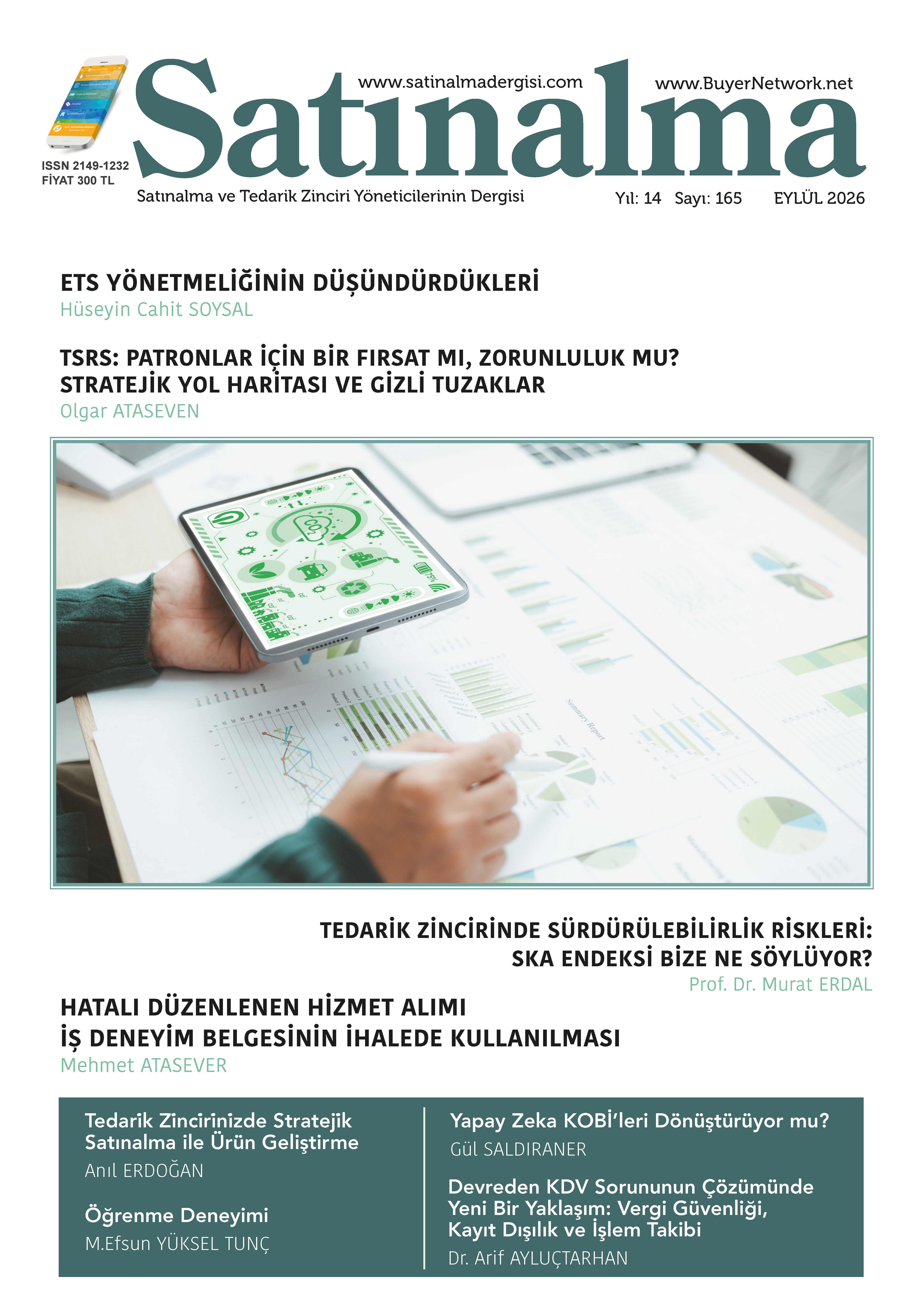 Satınalma Dergisi Eylül 2026
